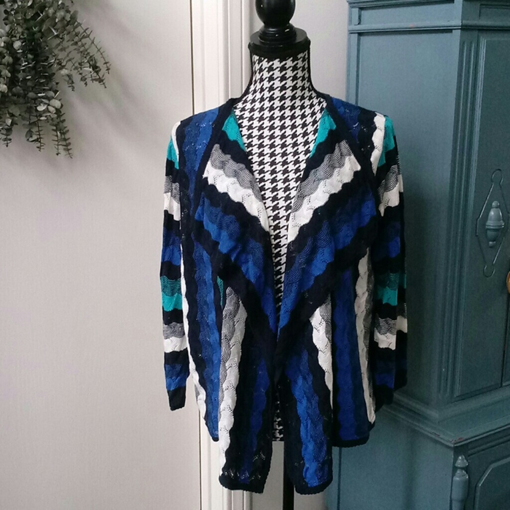 Lark Lane Open Front Cardigan Size XL